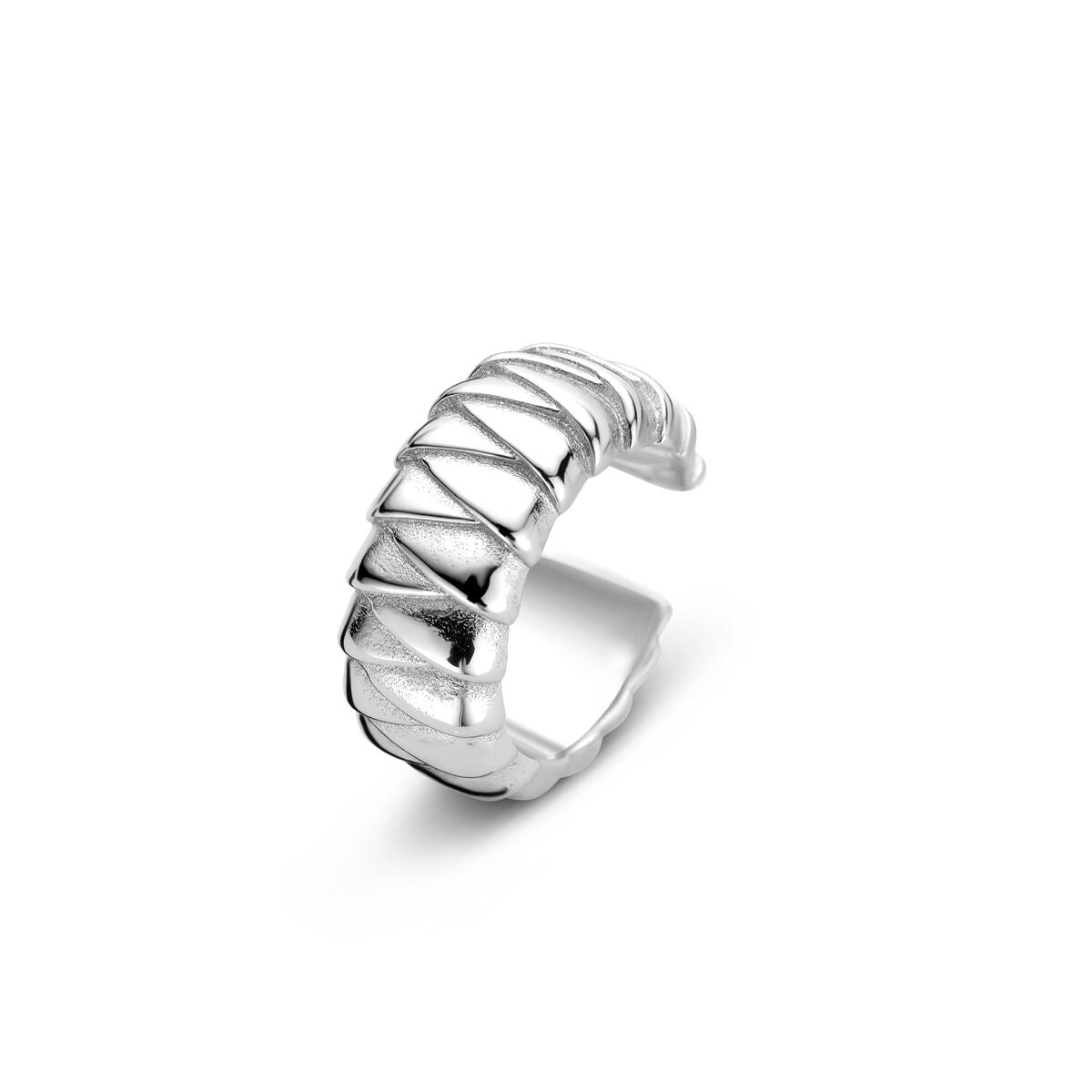 Fantasy Collection Ear cuff 12,5 mm zilver oorbellen