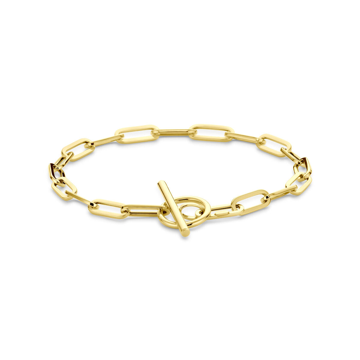 Fantasy Collection Armband kapittelslot 4 mm 18 cm 14K geelgoud