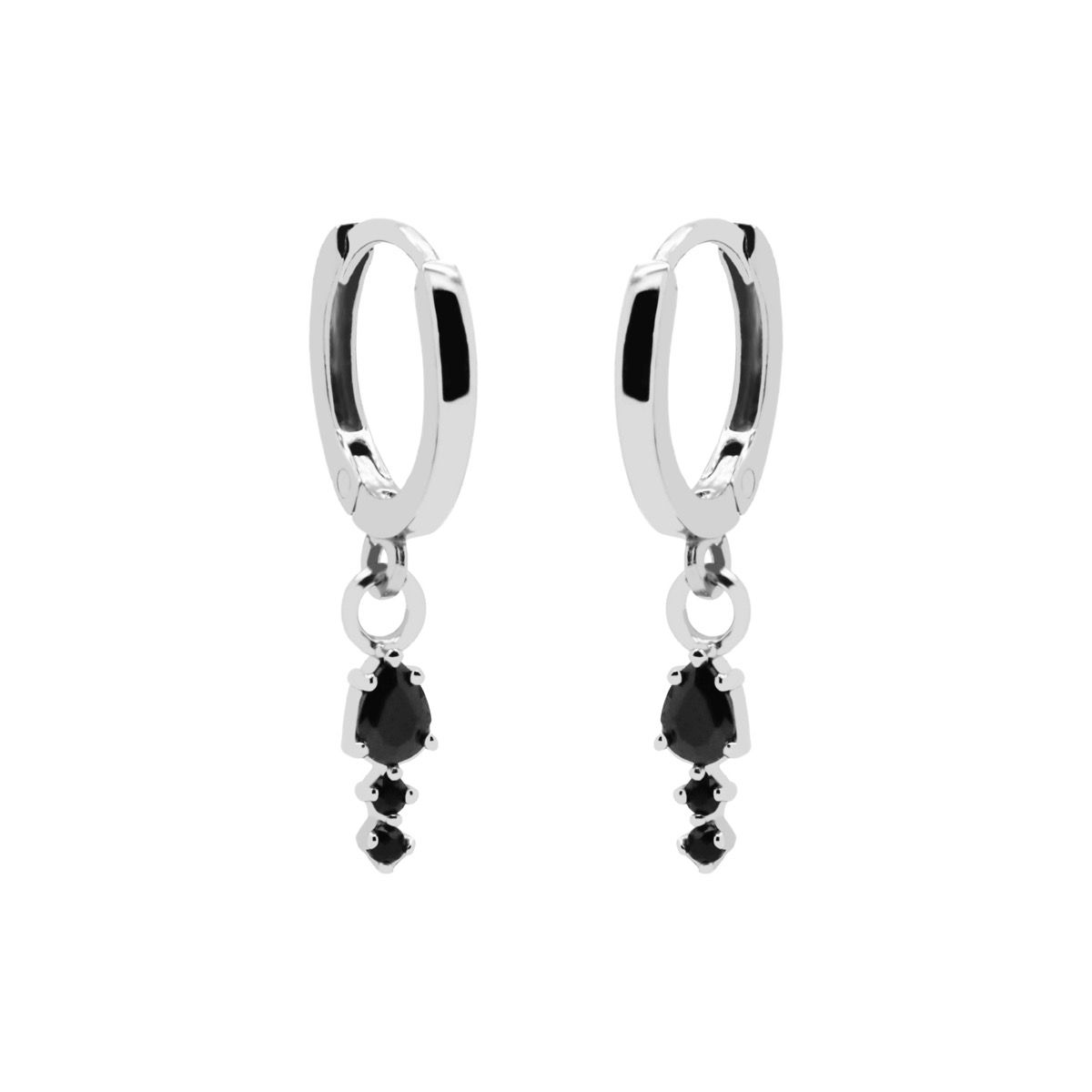 Karma Hinged Hoops Duo Sieraad oorbellen