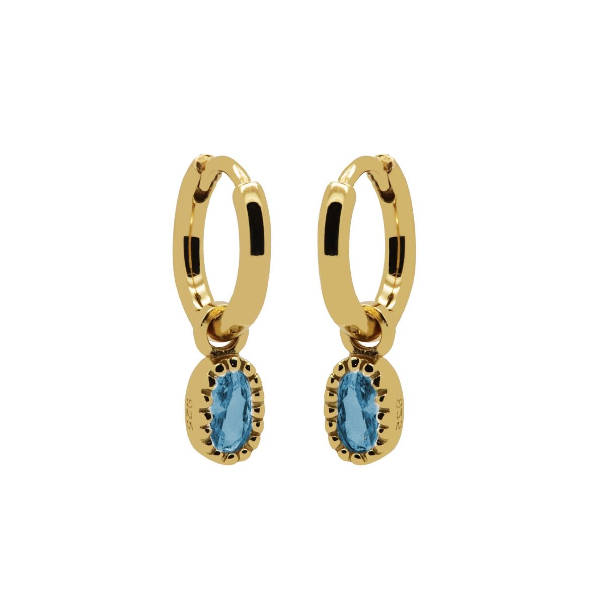 Karma Hinged Hoops Lauren Sieraad Goud oorbellen