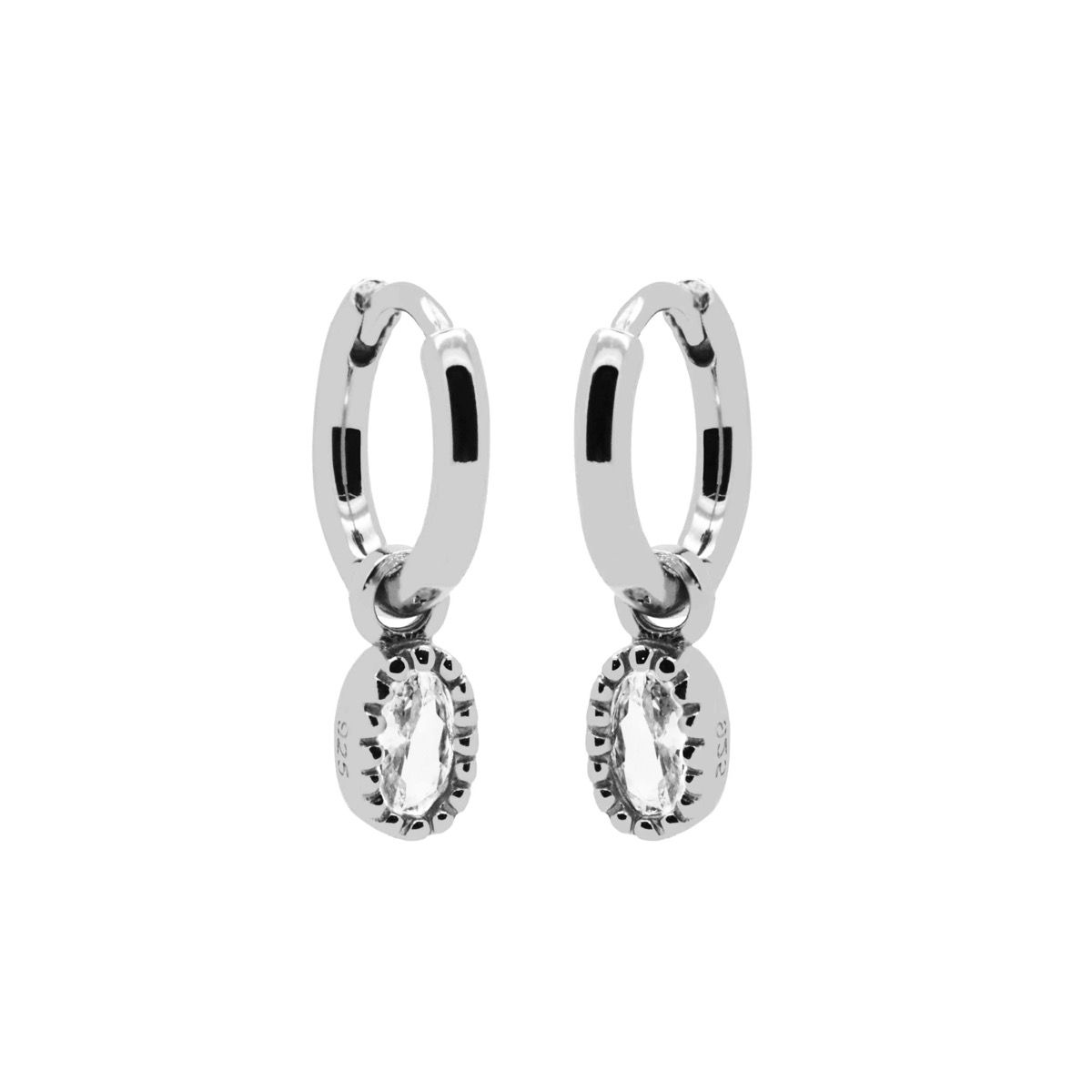 Karma Hinged Hoops Lauren A74S oorbellen