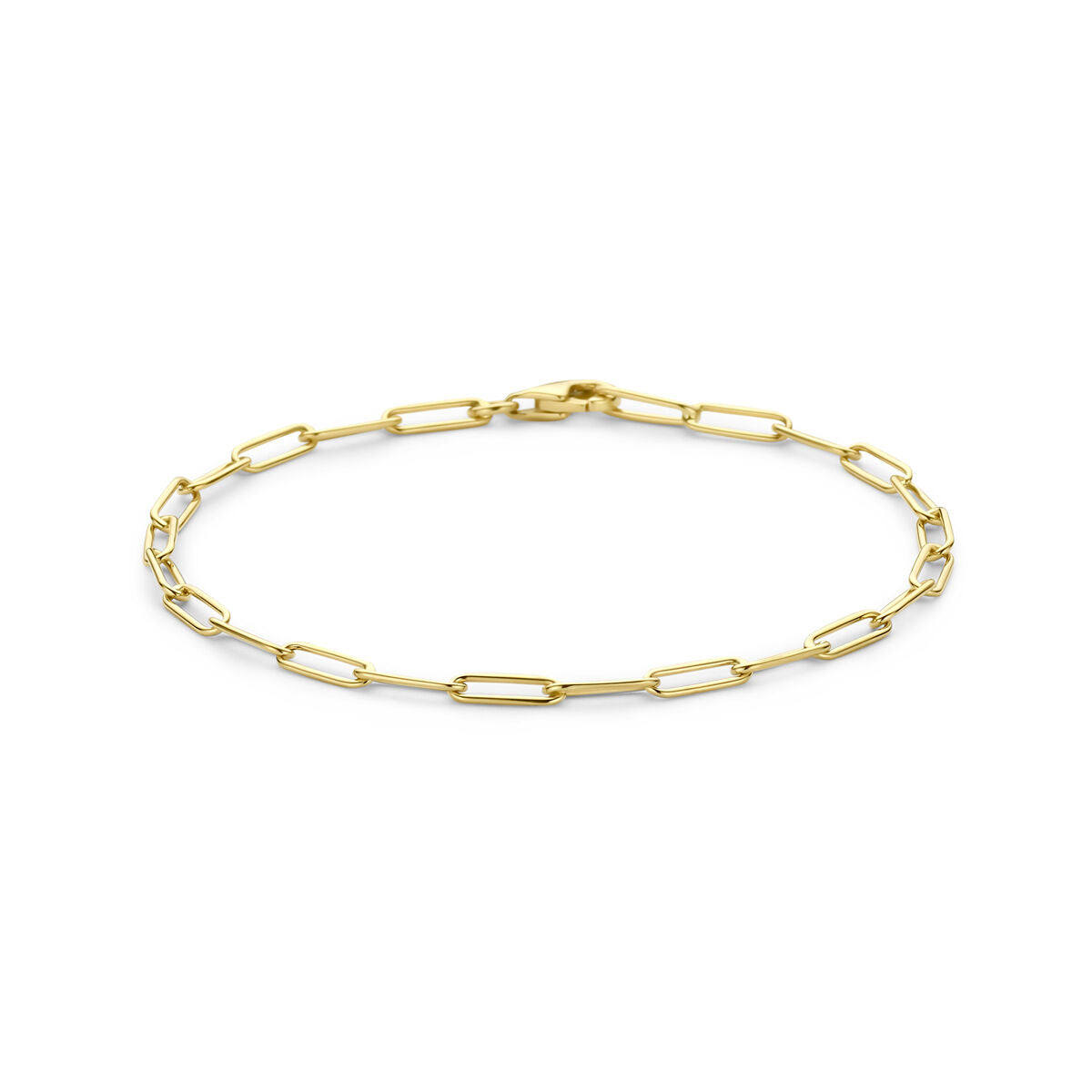 Armband 3 mm 19 cm 14K geelgoud