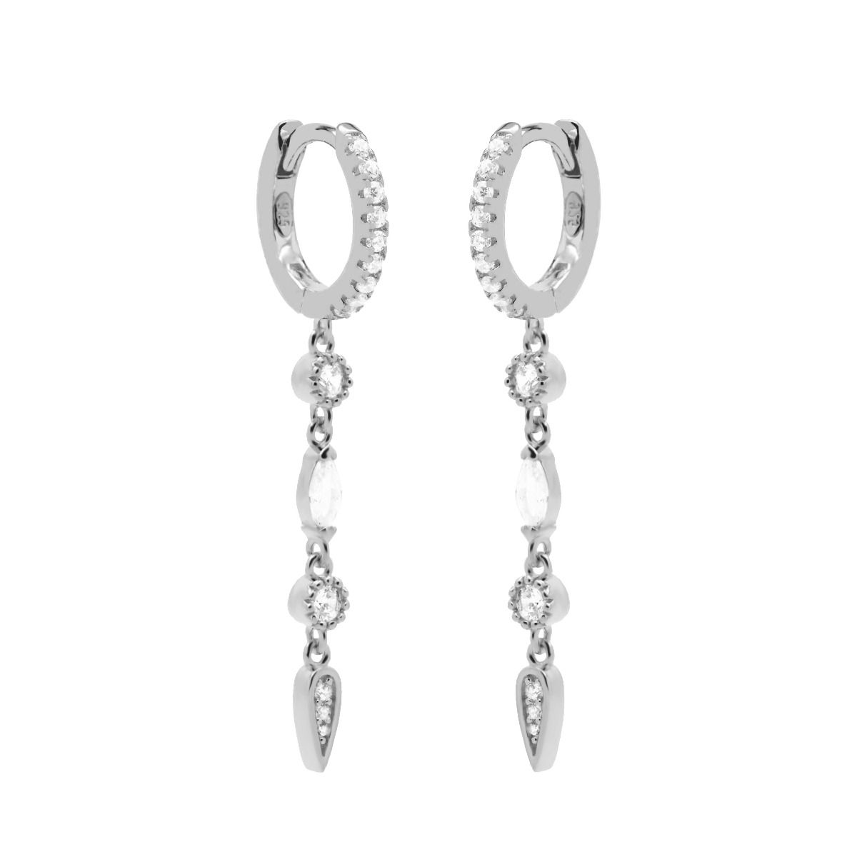 Karma Hinged Hoops Lizzy 14 Mm A88S oorbellen