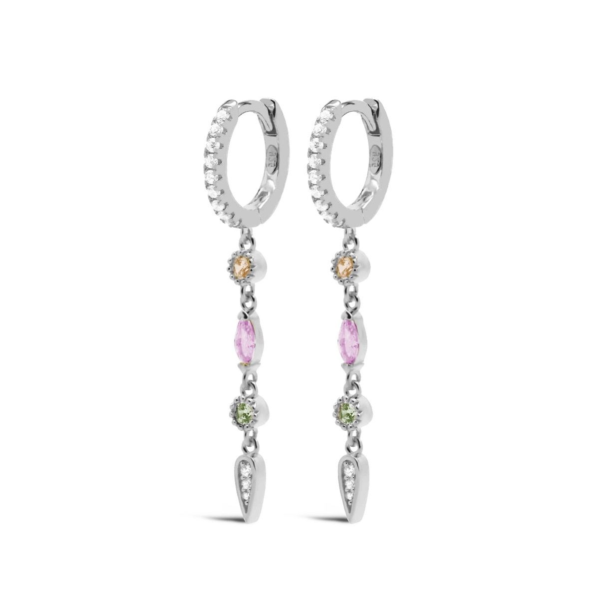 Karma Hinged Hoops Lizzy Sieraad oorbellen