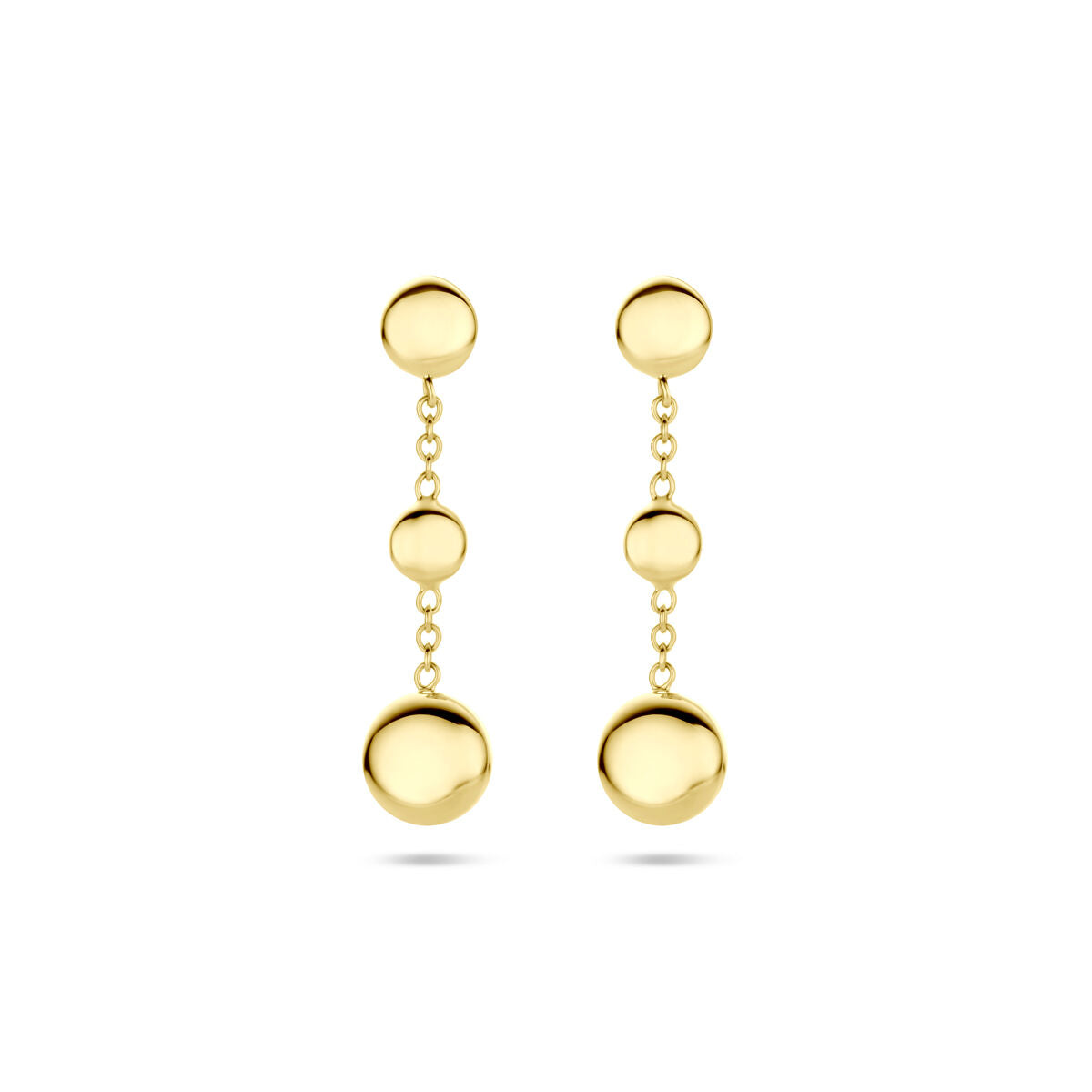 Fantasy Collection Hangende oorbellen 24 mm 14K geelgoud
