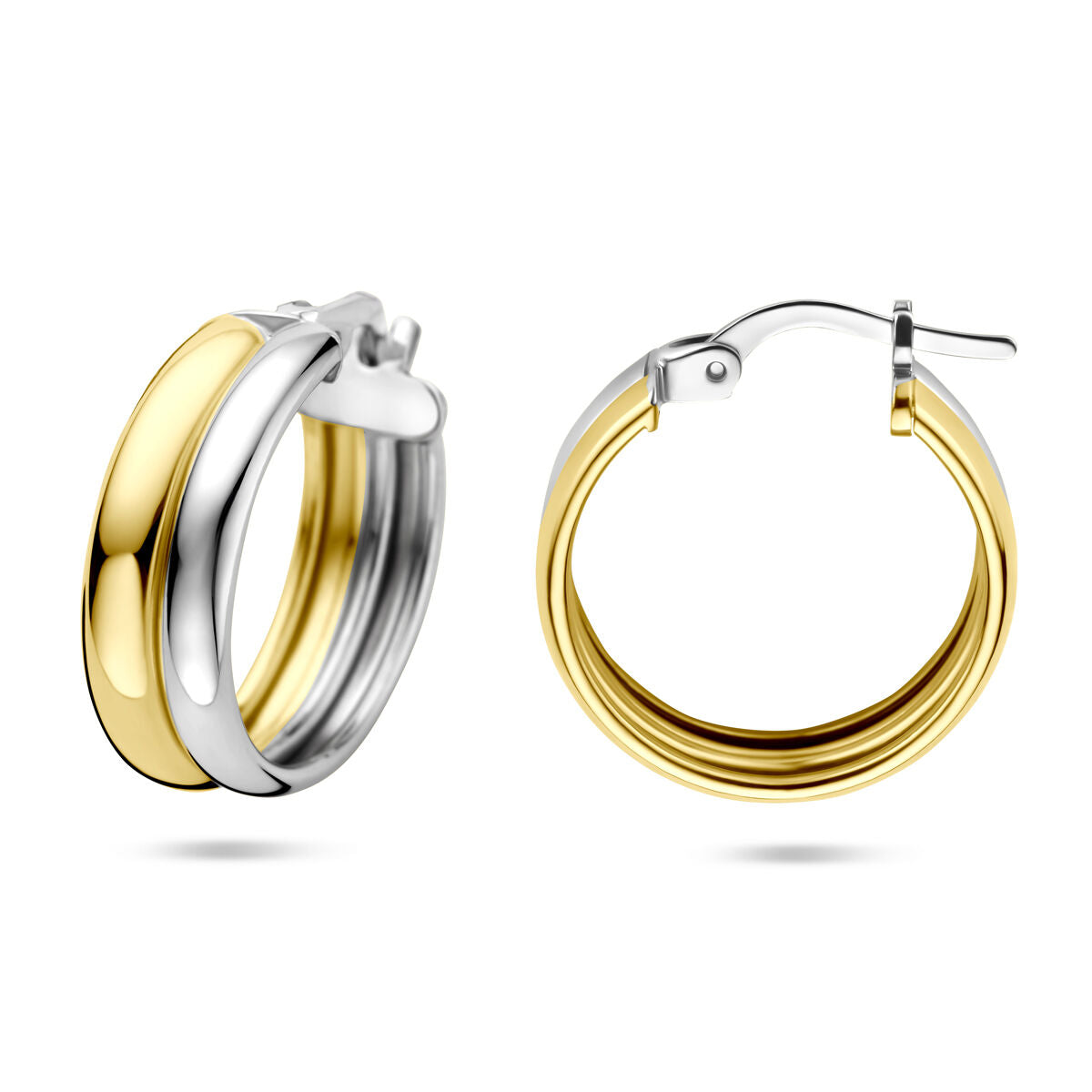 Fantasy Collection Oorbellen 18 mm 1 micron zilver verguld