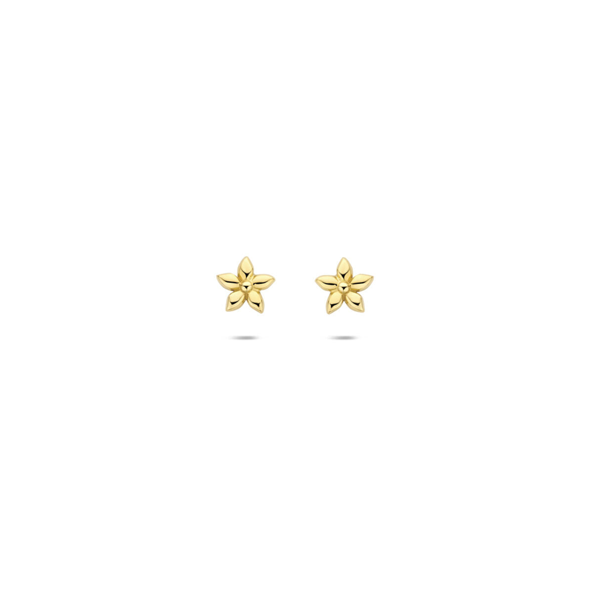 Fantasy Collection Oorbellen bloem 3,5 mm 14K geelgoud