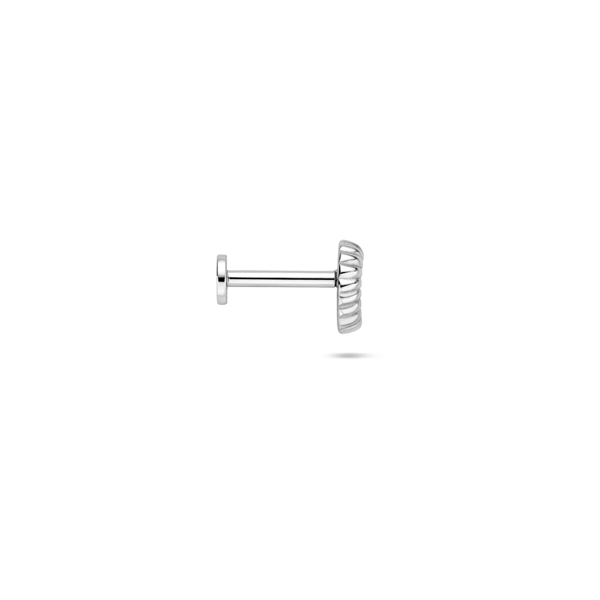 Fantasy Collection Flat back piercing schelp 6 mm zilver