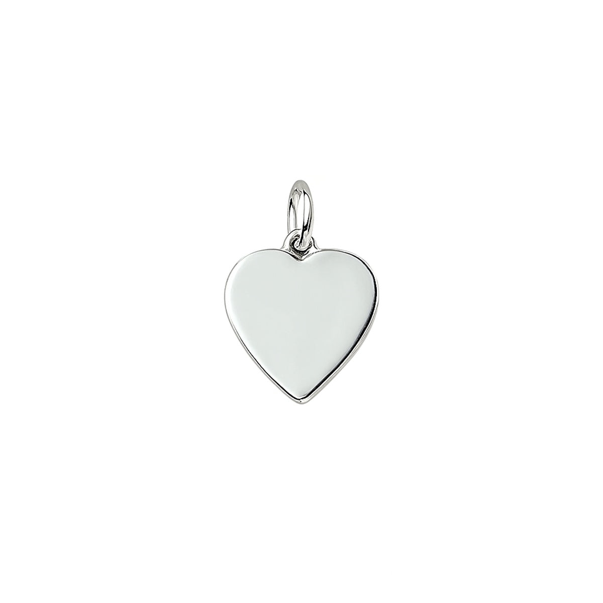 Fantasy Collection Graveerhartje gediamanteerd zilver hanger