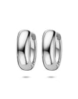 Zilveren gerhodineerde klapoorringen 20 mm - 1341307