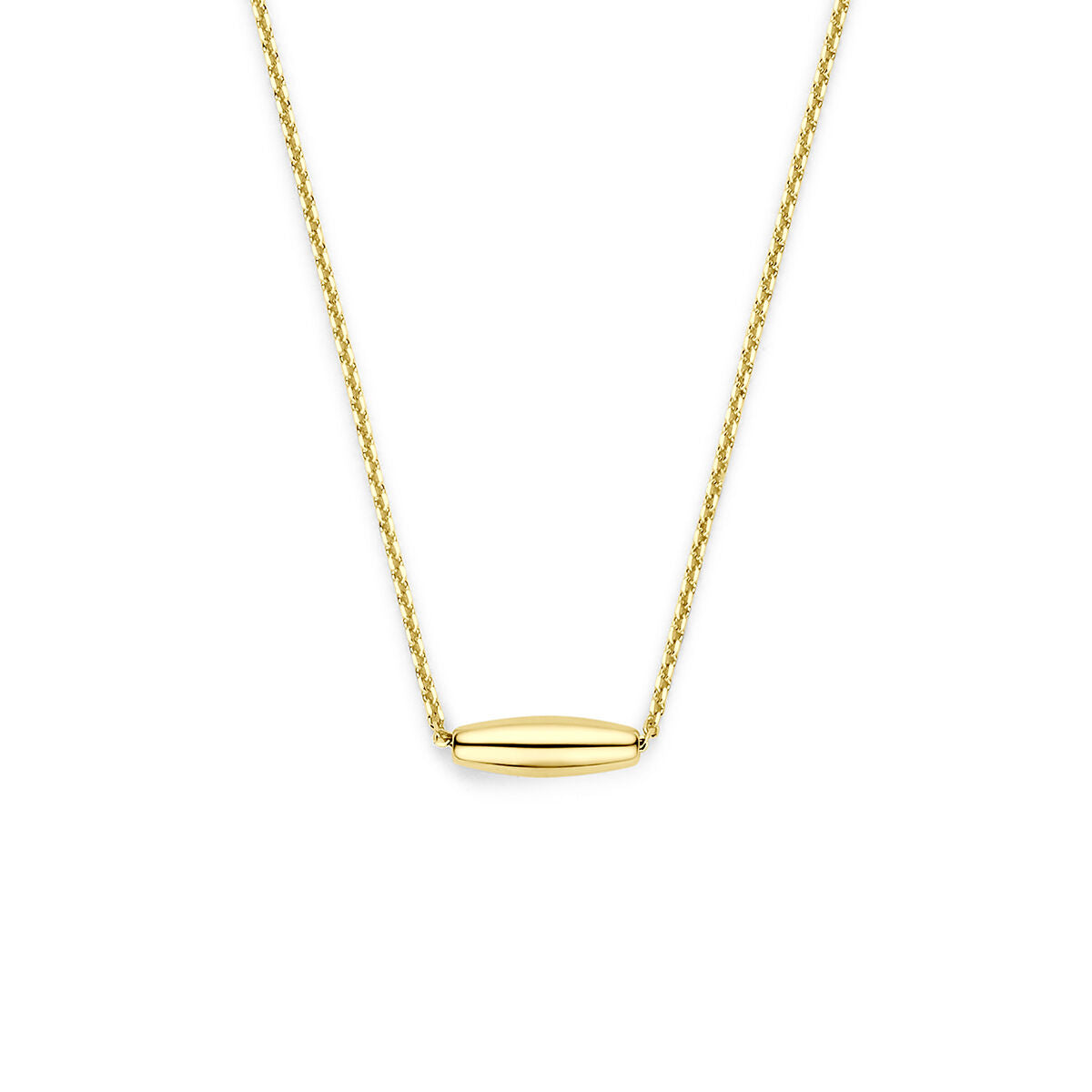 Collier balkje 9K geelgoud 40 - 42 - 44 cm