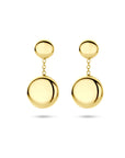 14K geelgouden oorhangers 21 mm - 4034442 - PansiteNederland.nl