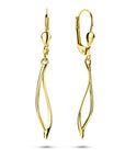 14K geelgouden oorhangers brisur haak 41 mm - 4034898 - PansiteNederland.nl