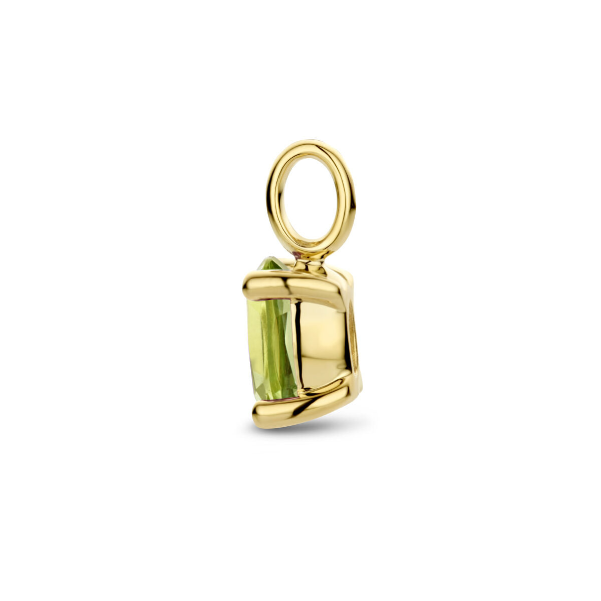 Fantasy Collection Hanger peridot 12 mm 14K geelgoud