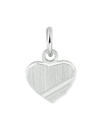 Zilver gerhodineerde graveerhanger hart 133350 - PansiteNederland.nl