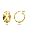 14K geelgouden oorringen 16,5 mm - 4034901 - PansiteNederland.nl