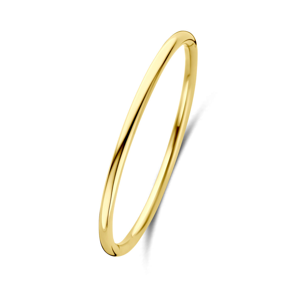 Fantasy Collection Bangle scharnier ion plating ronde buis 4,0 mm 60 mm edelstaal