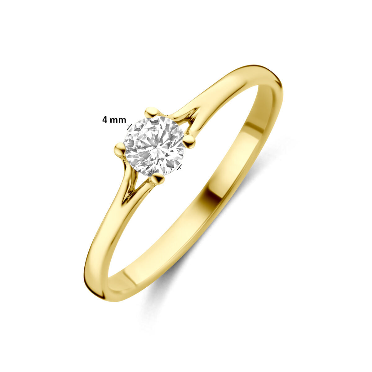 Fantasy Collection Ring zirkonia 14K geelgoud