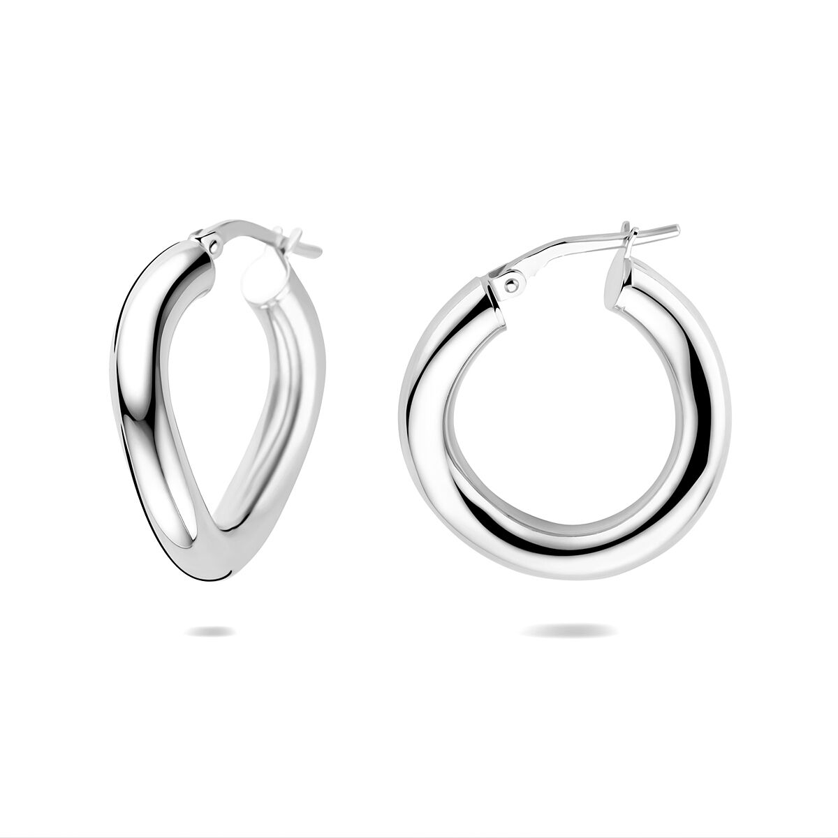 Fantasy Collection Oorbellen 23 mm zilver