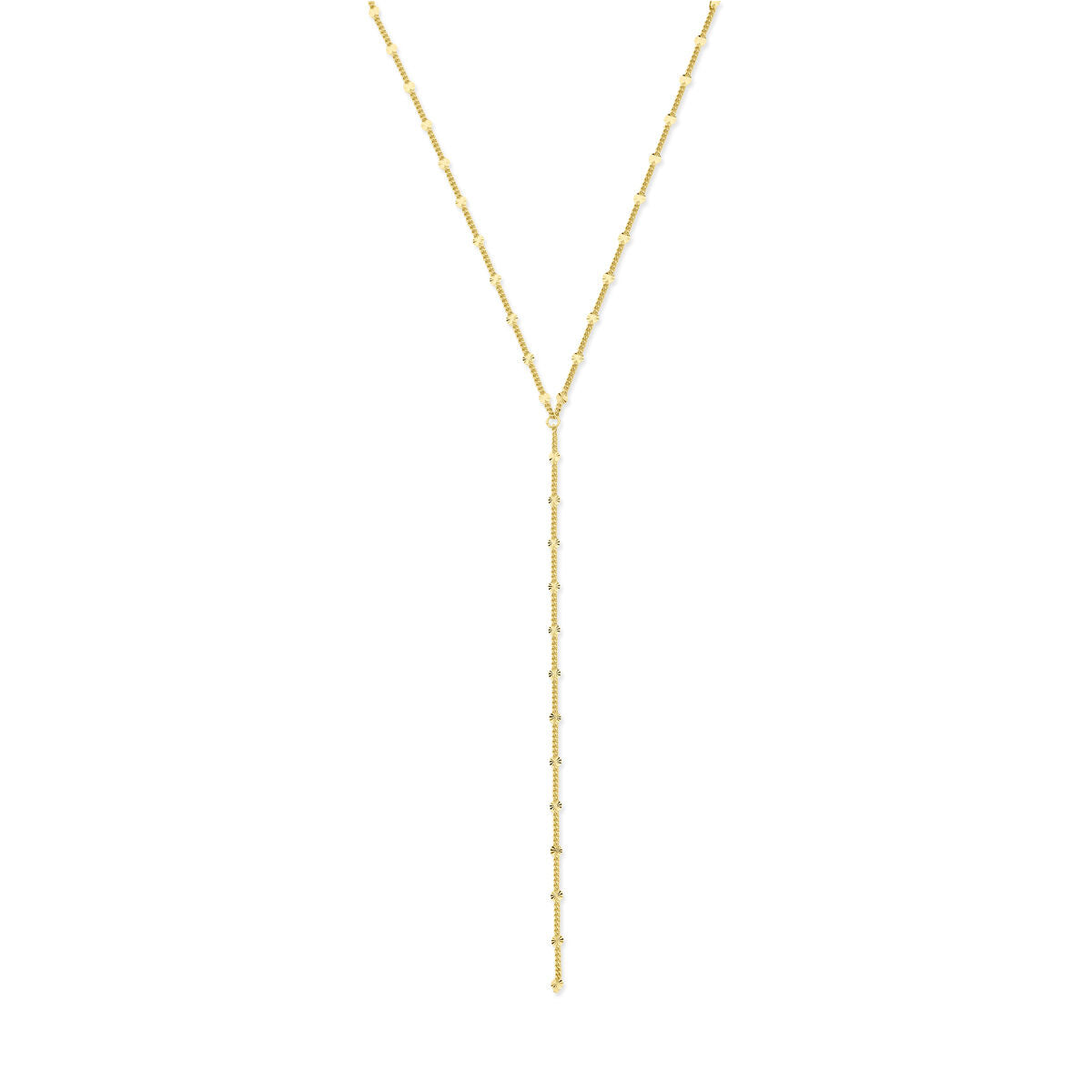 Fantasy Collection Y-collier 42,5 cm 3 micron zilver verguld (geel)