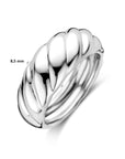Zilveren Gerhodineerde Balloon Ring 1341958 – Elegant Design