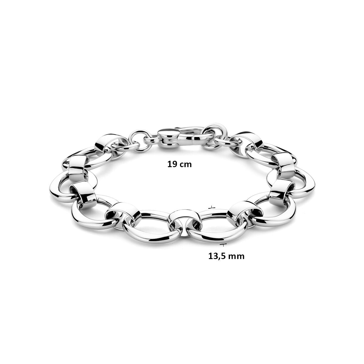 Fantasy Collection Armband 13,5 mm 19 cm zilver