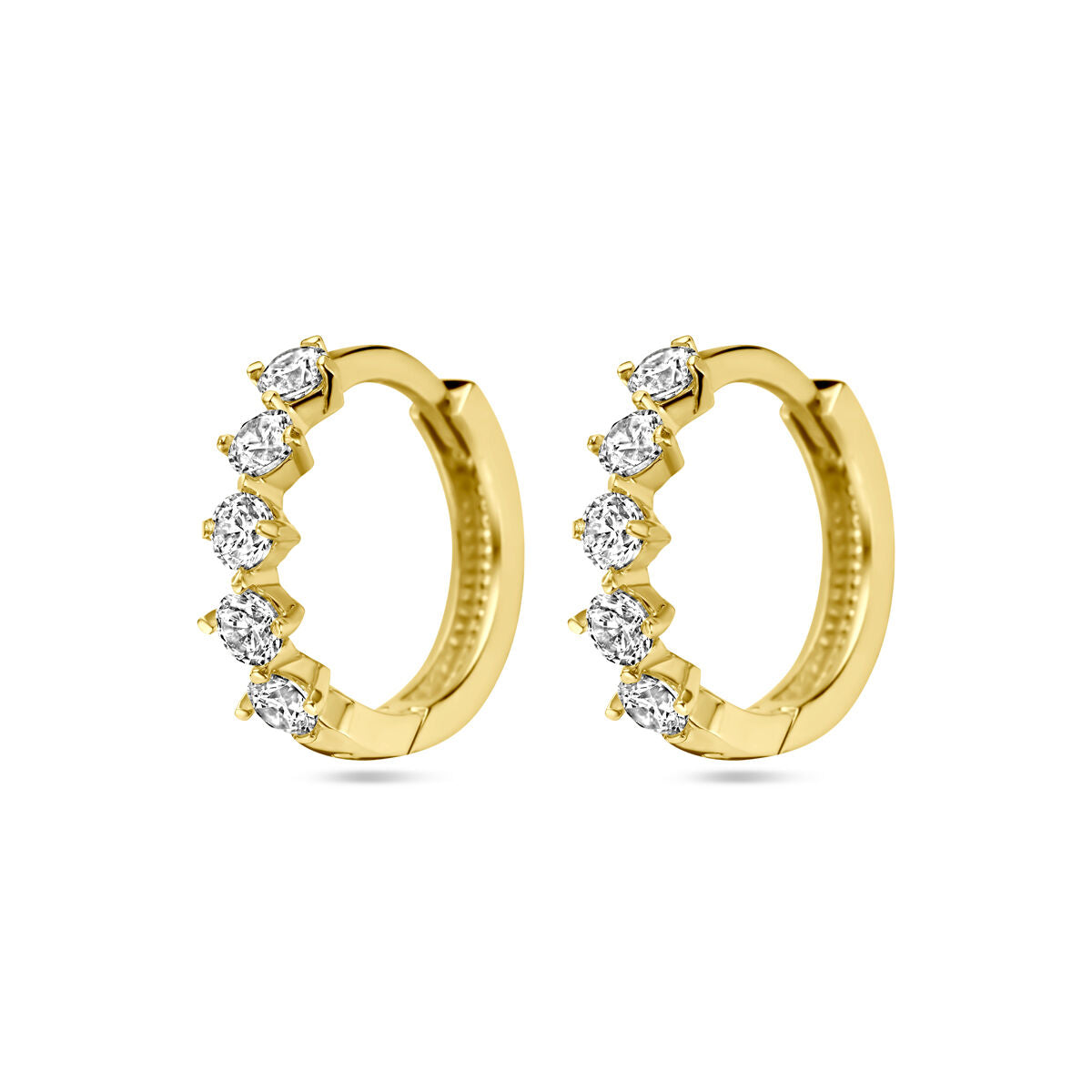 Fantasy Collection Oorbellen zirkonia 14K geelgoud
