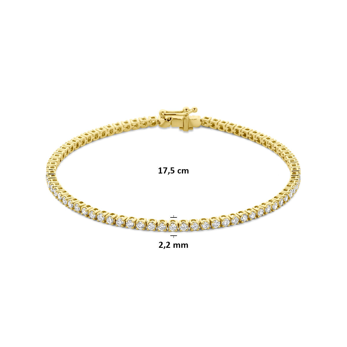 Fantasy Collection 14K Geelgouden Diamanten Armband 4035881