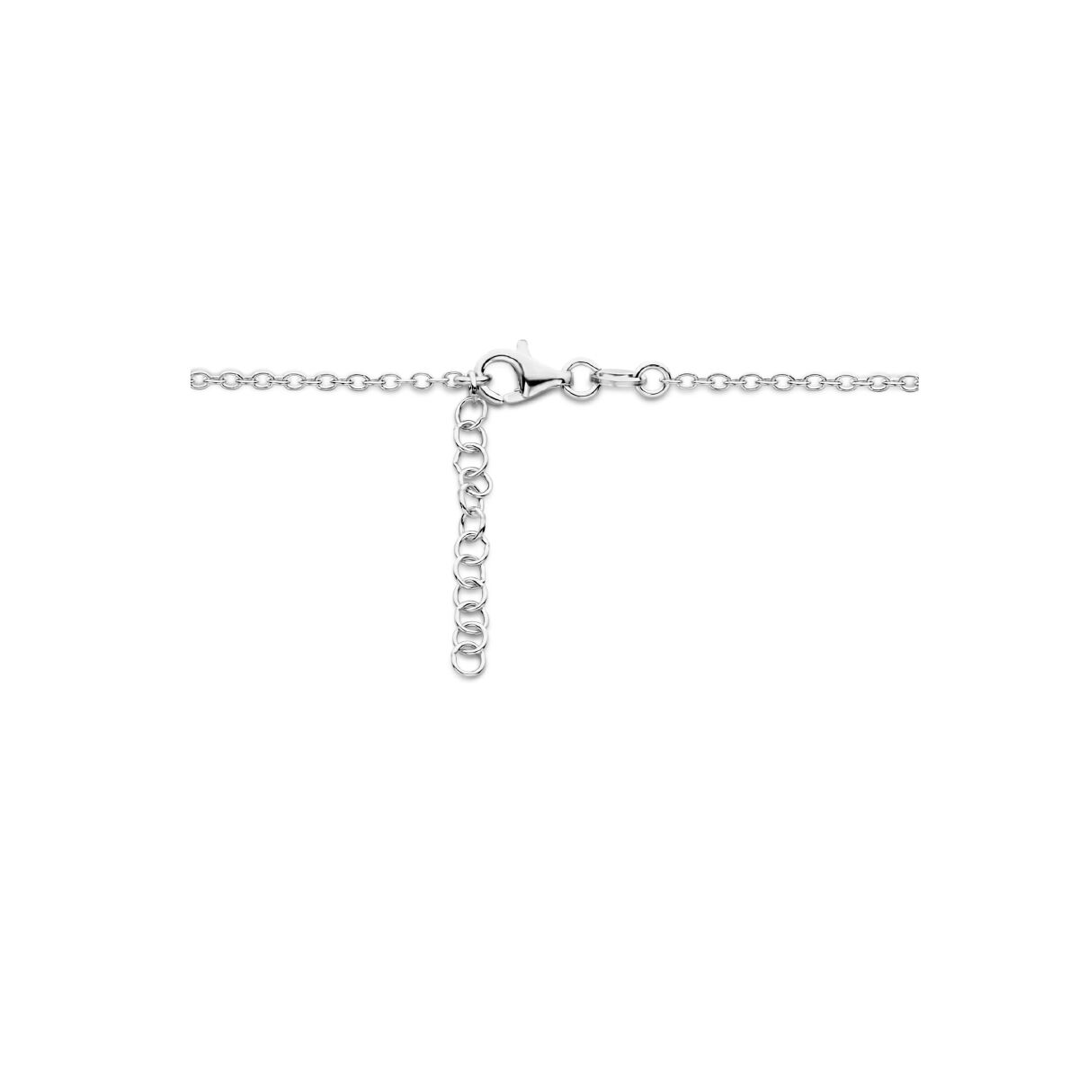 Fantasy Collection Collier hart en infinity 40 + 4 cm zilver