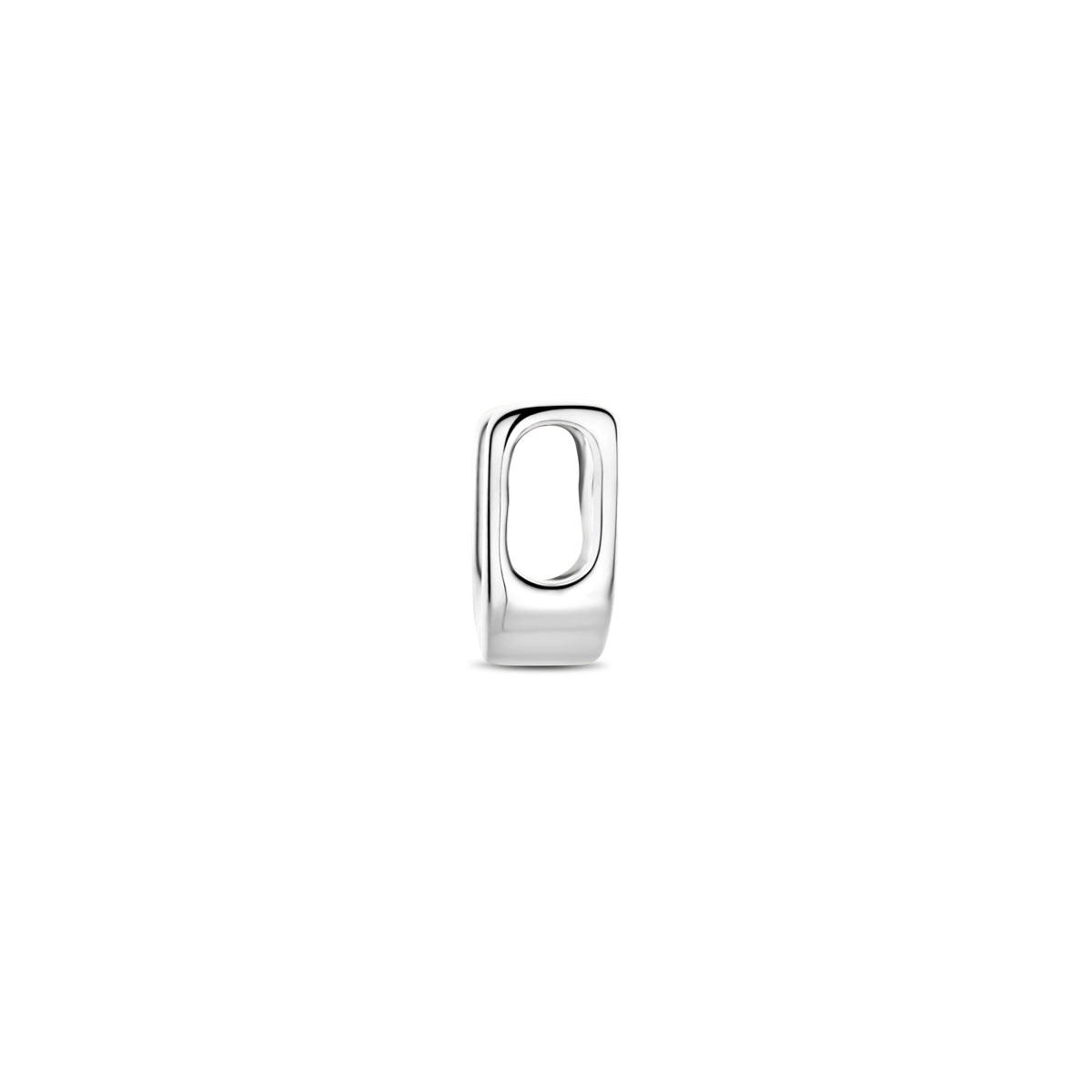 Hanger letter U 6 mm zilver #Letter_U