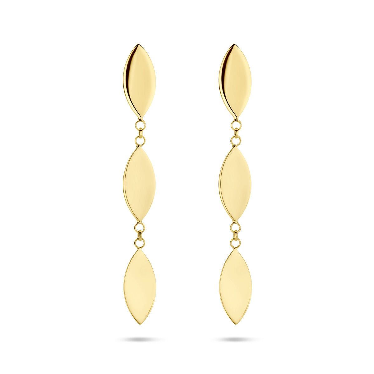 Fantasy Collection Hangende oorbellen 37 mm 14K geelgoud