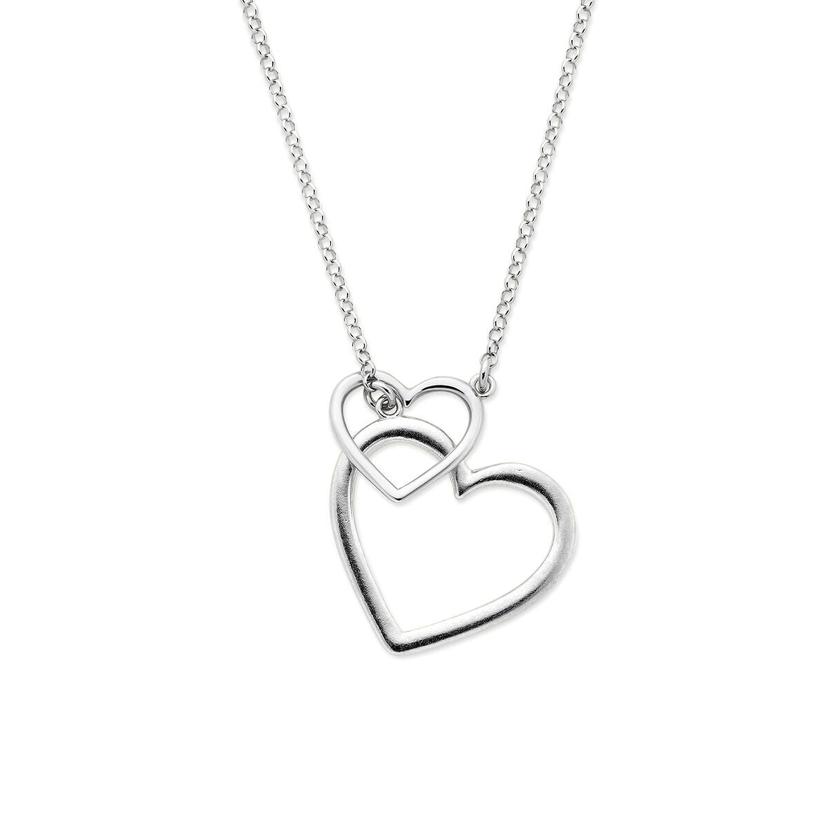 Fantasy Collection Gerhodineerd Zilveren Ketting 1342339