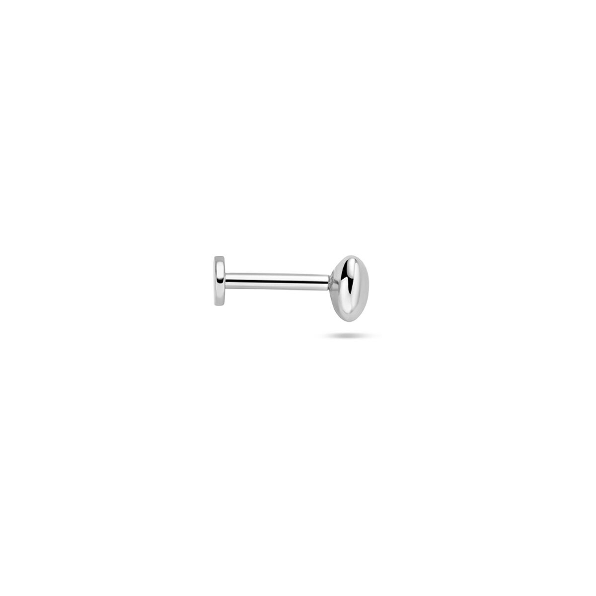 Fantasy Collection Flat back piercing hartje 3,7 mm zilver