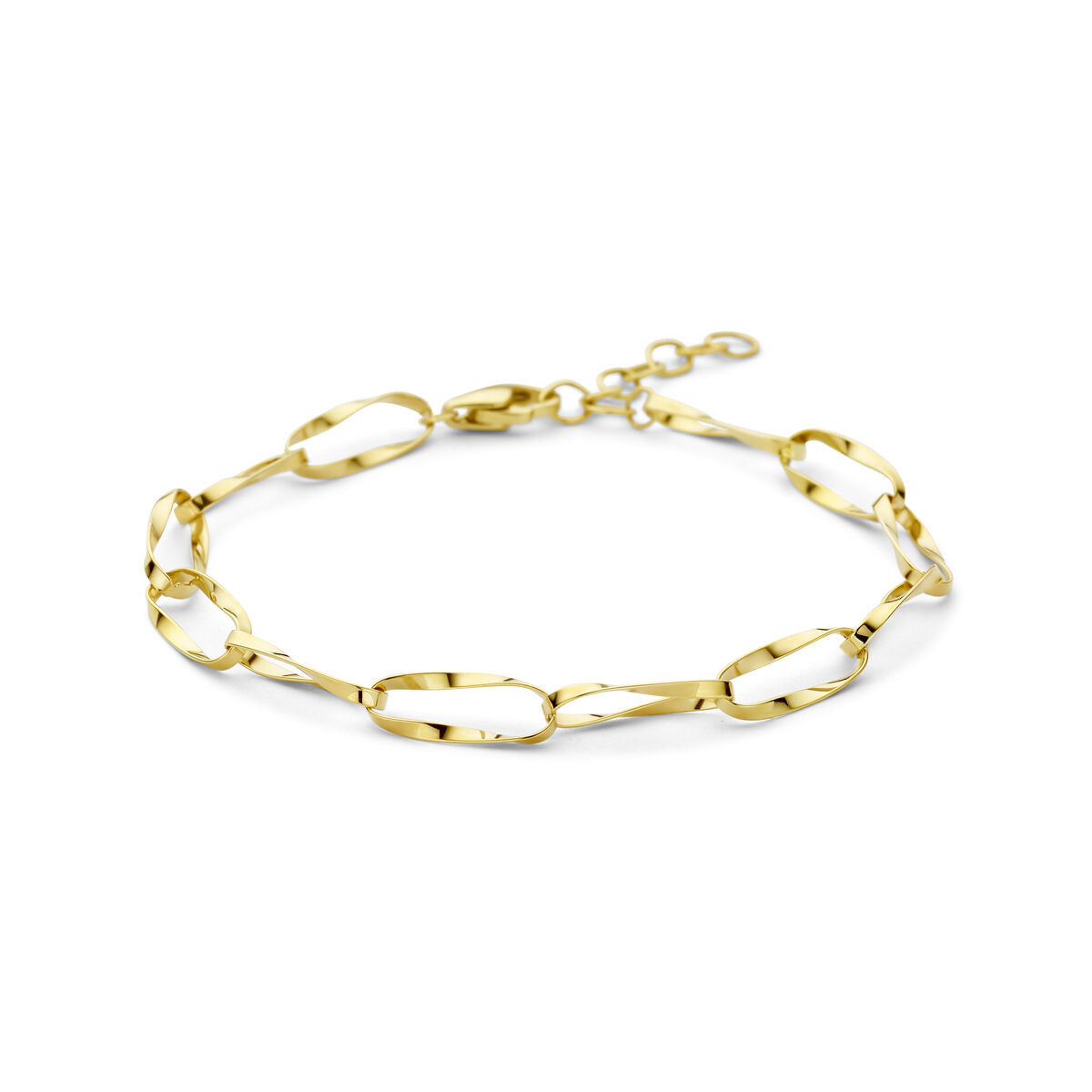 Fantasy Collection Armband 5,5 mm 16 + 3 cm 14K geelgoud