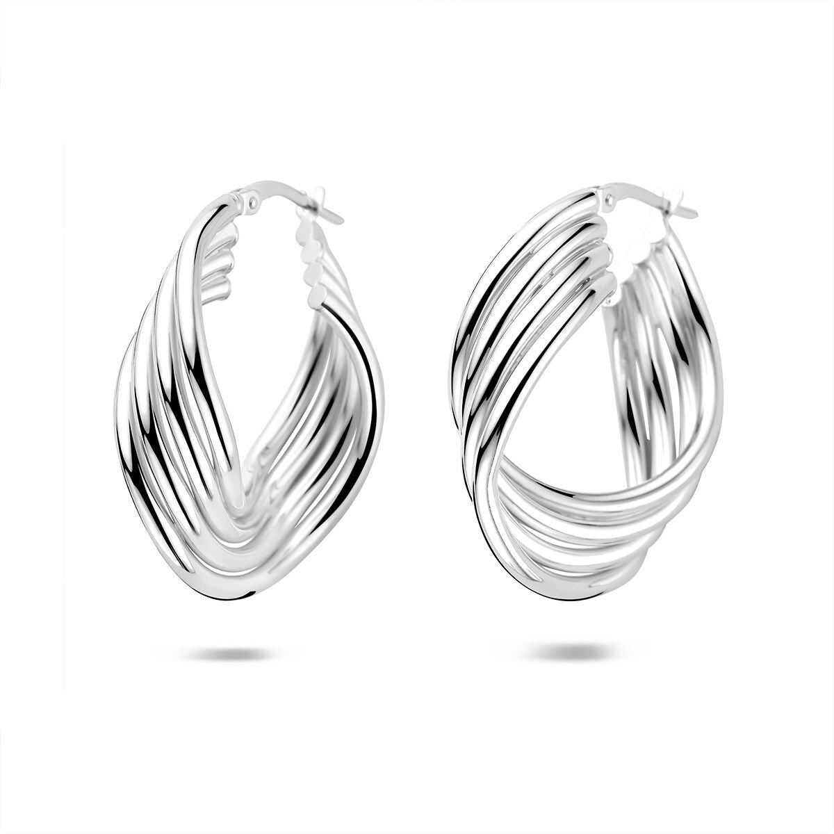 Fantasy Collection Oorbellen 31,5 mm zilver