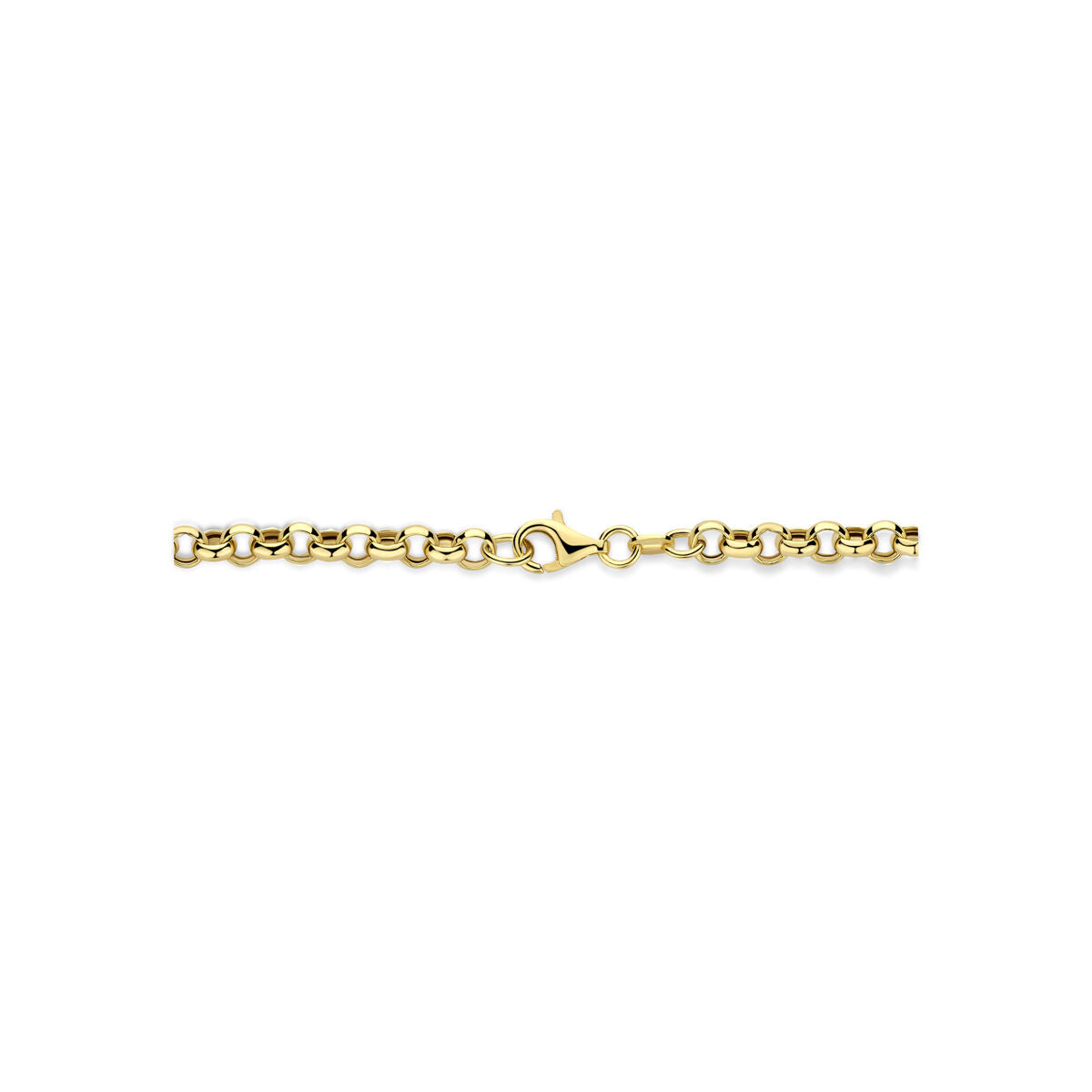 Fantasy Collection Y-collier connector 46 cm 3 micron zilver verguld (geel)
