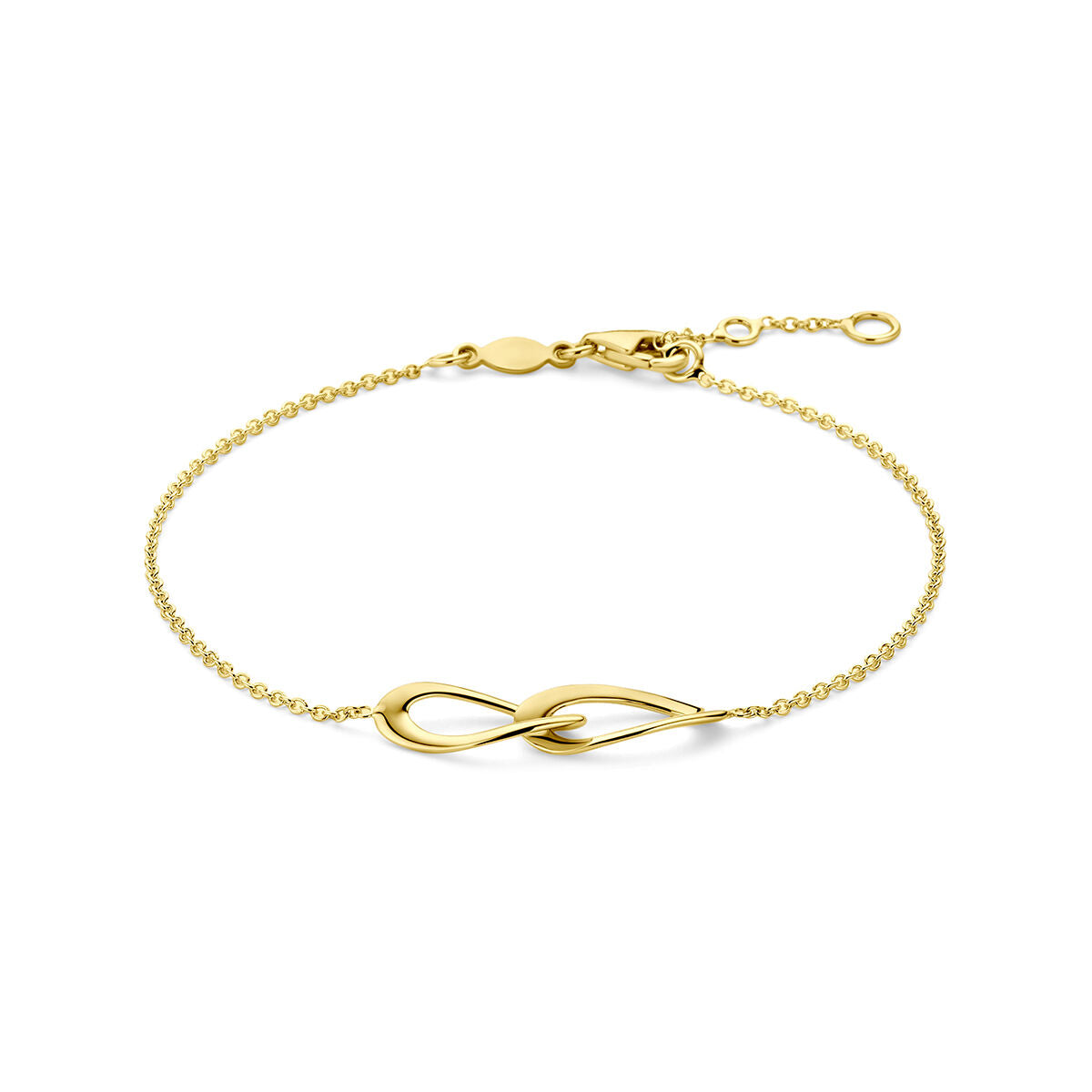 Armband 9K geelgoud 16,5 - 17,5 - 18,5 cm