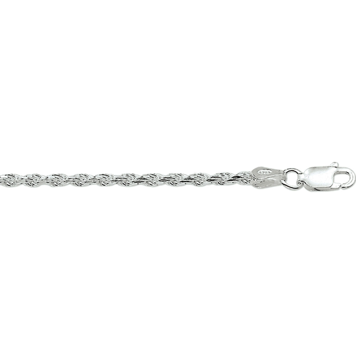 Fantasy Collection Gerhodineerd Zilveren Ketting 1329722