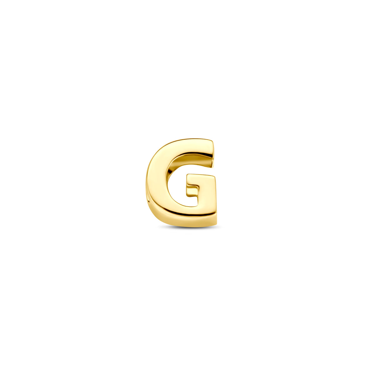 Hanger letter G 5,5 mm 9K geelgoud #Letter_G