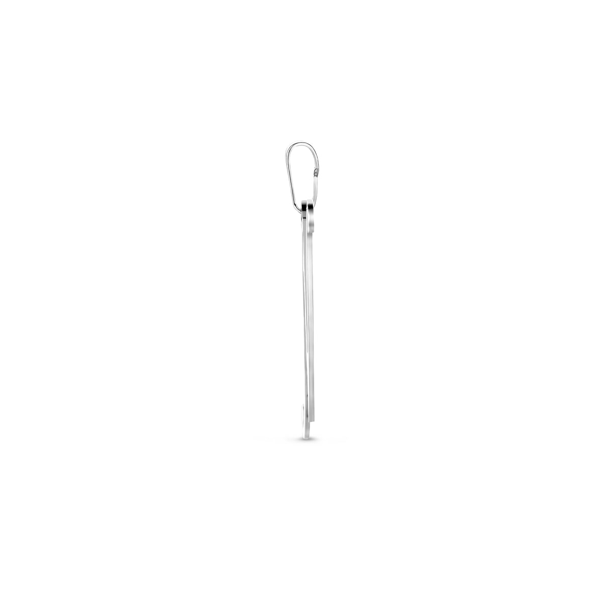 Hanger sierletter N 25 mm zilver #Letter_N