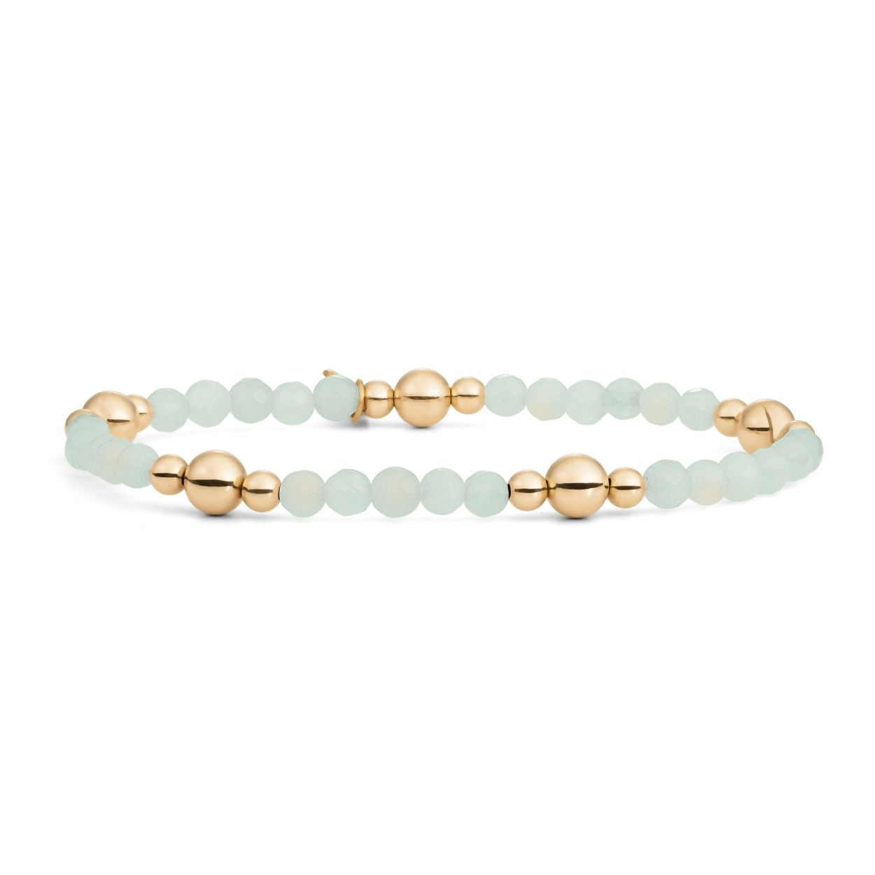 Sparkling Jewels Armband Opaliet BLK01G-G14 Zilverkleurig