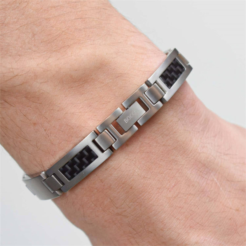 Boccia Titanium Armband 0333-01 Zilverkleurig 210 mm