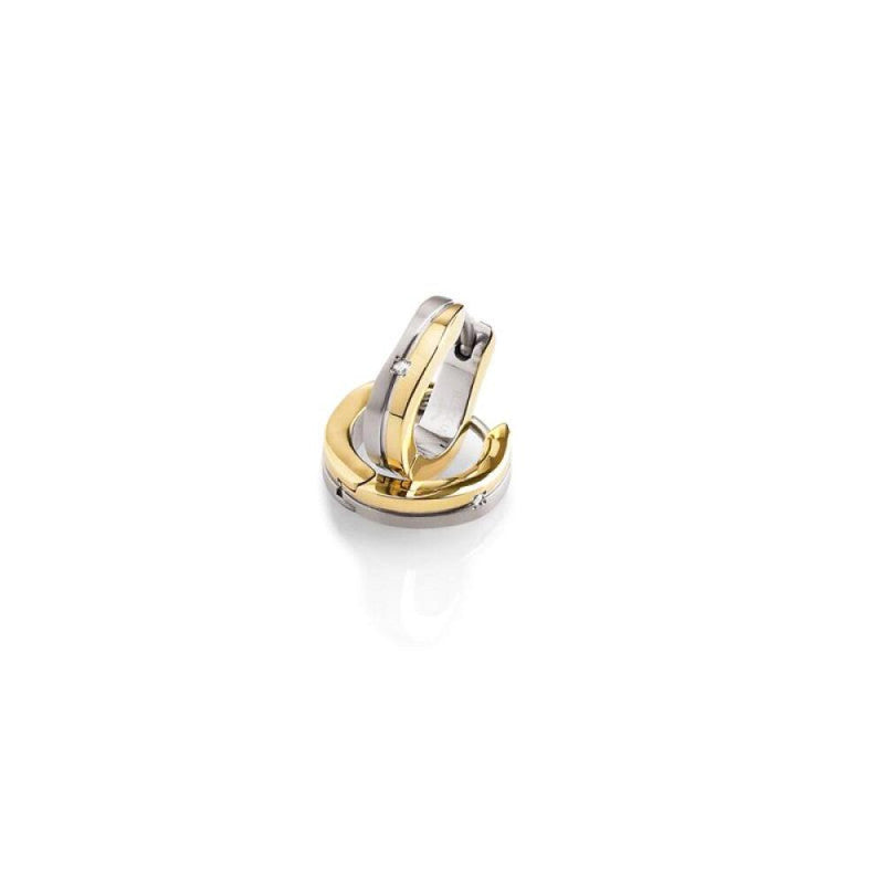 Boccia Titanium Diamant Oorbellen 0563-04 Goudkleurig 13 mm