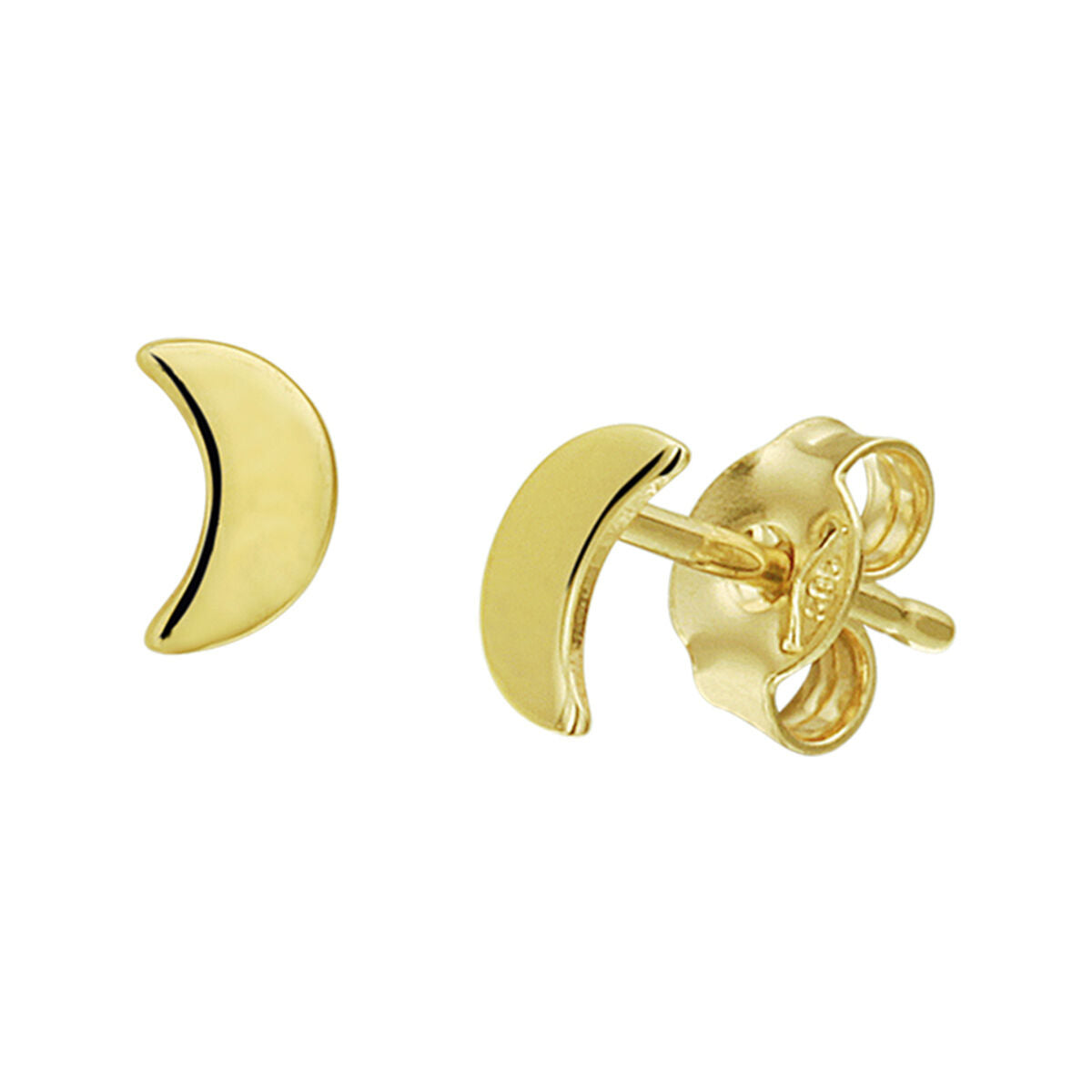 Fantasy Collection Oorbellen maan 14K geelgoud