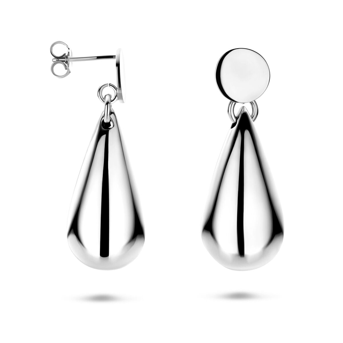 Fantasy Collection Hangende oorbellen druppel 41 mm zilver