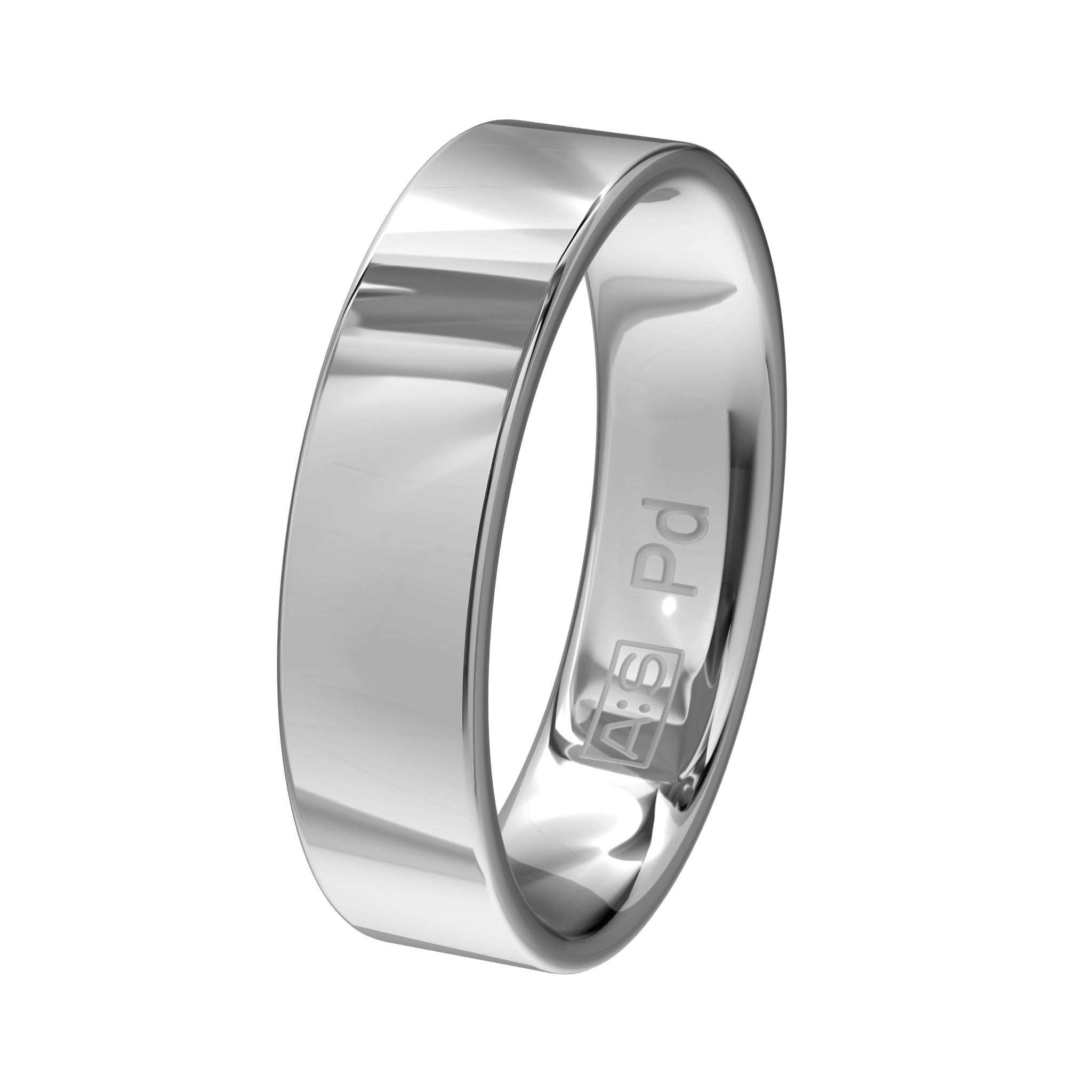 Aller Spanninga Trouwring 101 Palladium 585