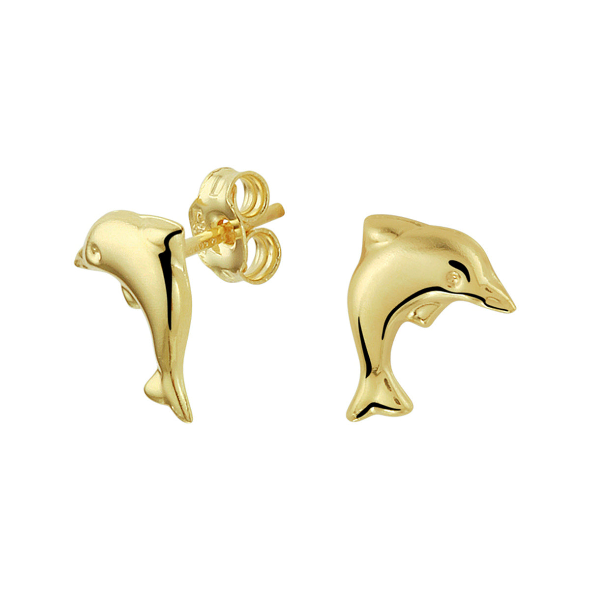 Fantasy Collection Oorbellen dolfijn 14K geelgoud - PSN4022309