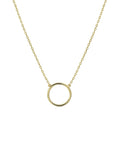 14K geelgoud collier rondje 0,8 mm 40 - 44 cm 4022751