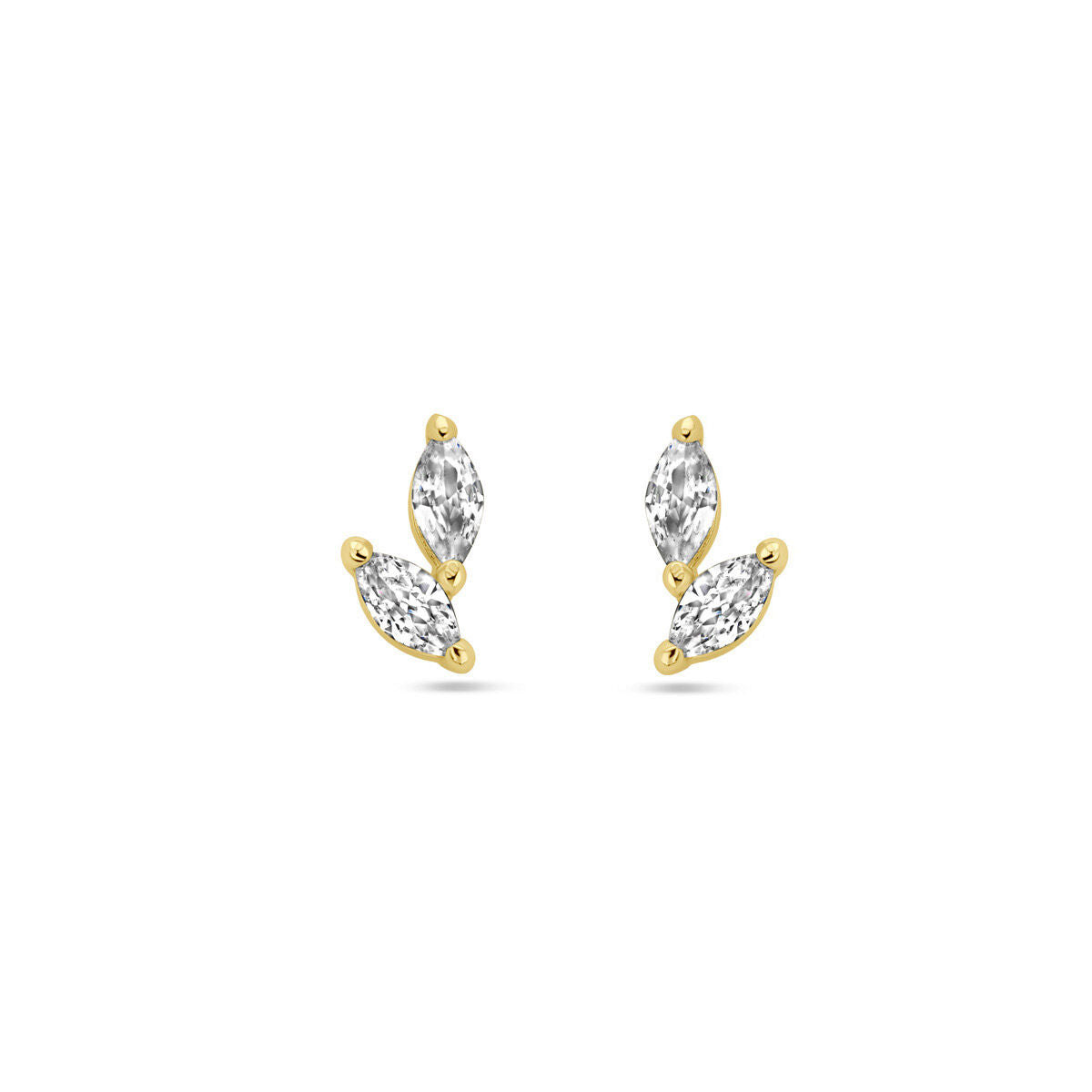 Fantasy Collection Oorbellen zirkonia 1 micron zilver verguld