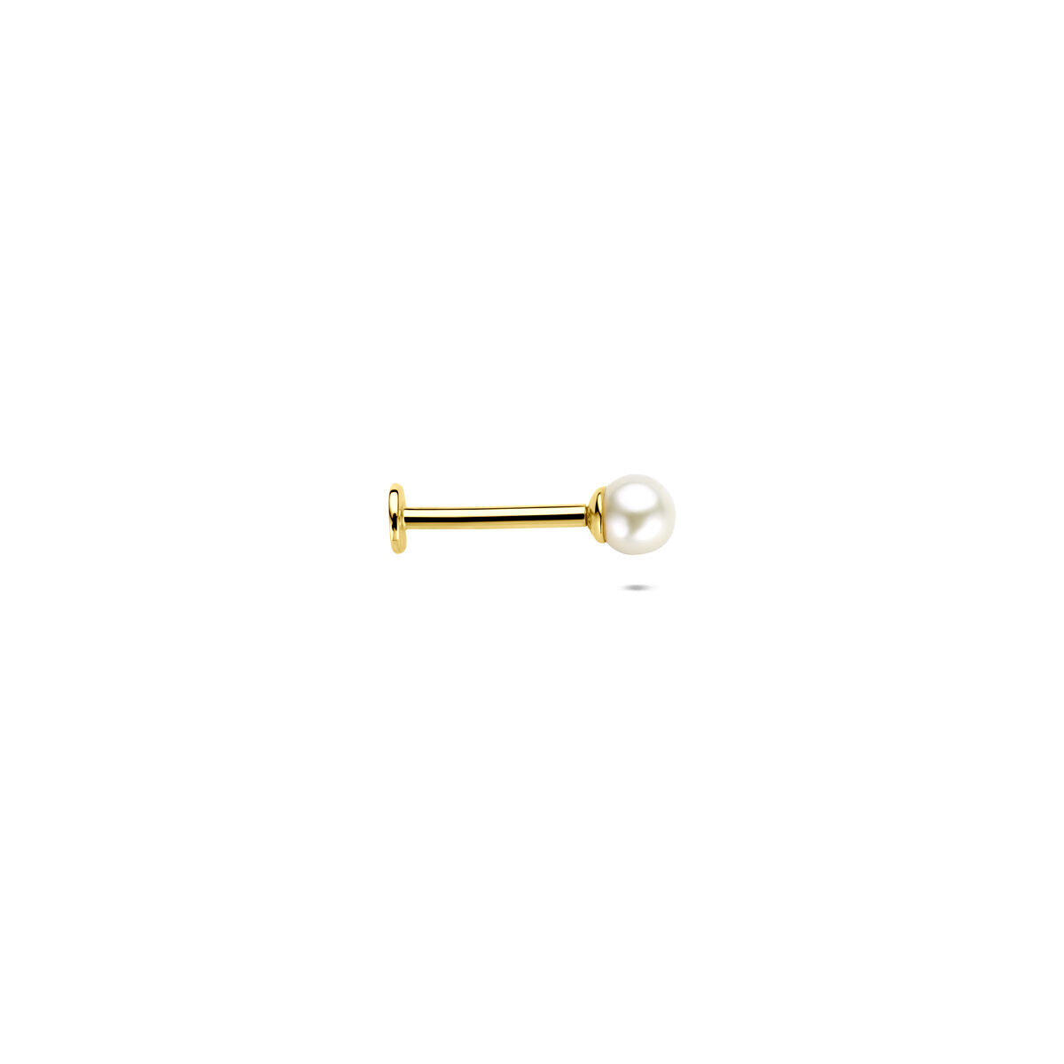 Fantasy Collection Flat back piercing parel 3,5 mm 14K geelgoud